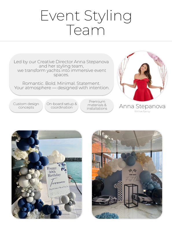 Event Styling Team - Anna Stepanova