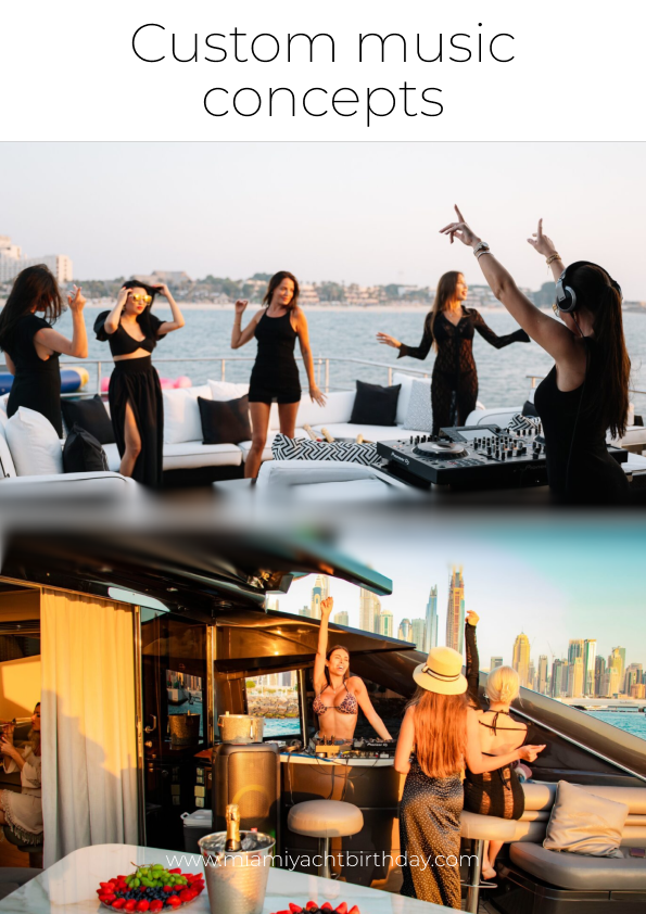Custom music concepts on a SeaLux yacht